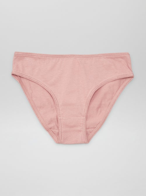 Set di 7 slip tinta unita - Kiabi Set di 7 slip tinta unita - Kiabi