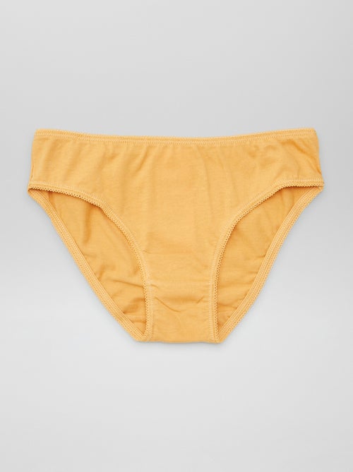 Set di 7 slip tinta unita - Kiabi Set di 7 slip tinta unita - Kiabi