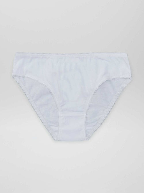 Set di 7 slip tinta unita - Kiabi