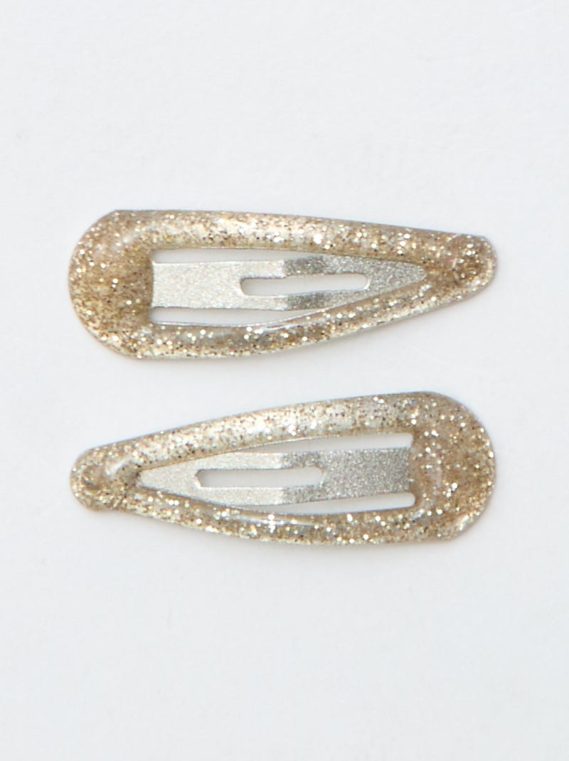 Set di 8 mini mollettine clic-clac Marrone - Kiabi
