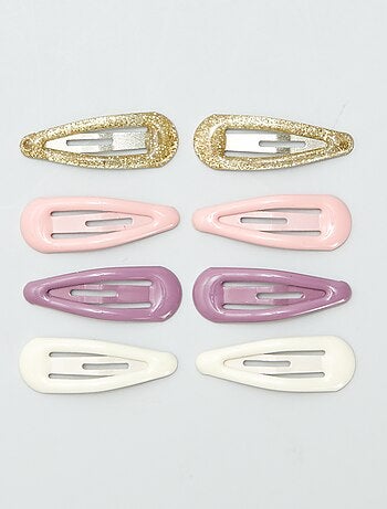 Set di 8 mini mollettine clic-clac