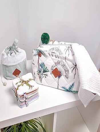 Set di 8 salviette lavabili in bambù, safari | SEVIRA KIDS