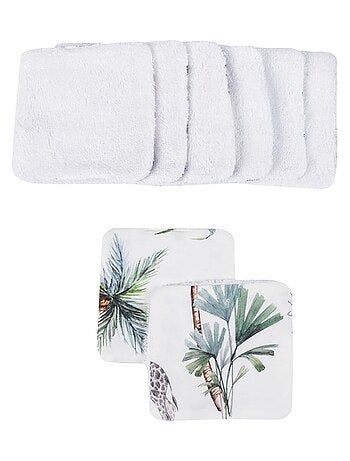 Set di 8 salviette lavabili in bambù, safari | SEVIRA KIDS