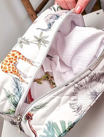 Set di 8 salviette lavabili in bambù, safari | SEVIRA KIDS