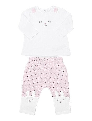 Set di abbigliamento 2 pezzi, coniglio | kitikate | kitikate