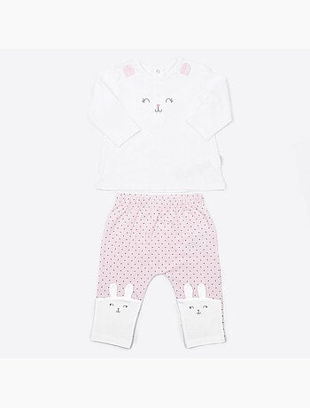 Set di abbigliamento 2 pezzi, coniglio | kitikate | kitikate