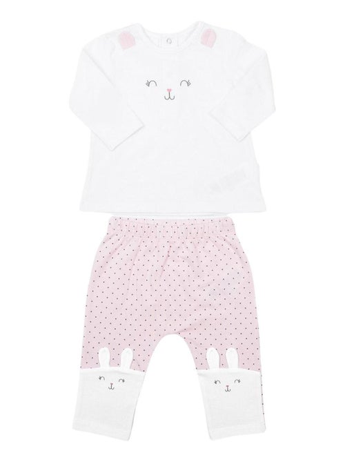 Set di abbigliamento 2 pezzi, coniglio | kitikate | kitikate - Kiabi Set di abbigliamento 2 pezzi, coniglio | kitikate | kitikate - Kiabi