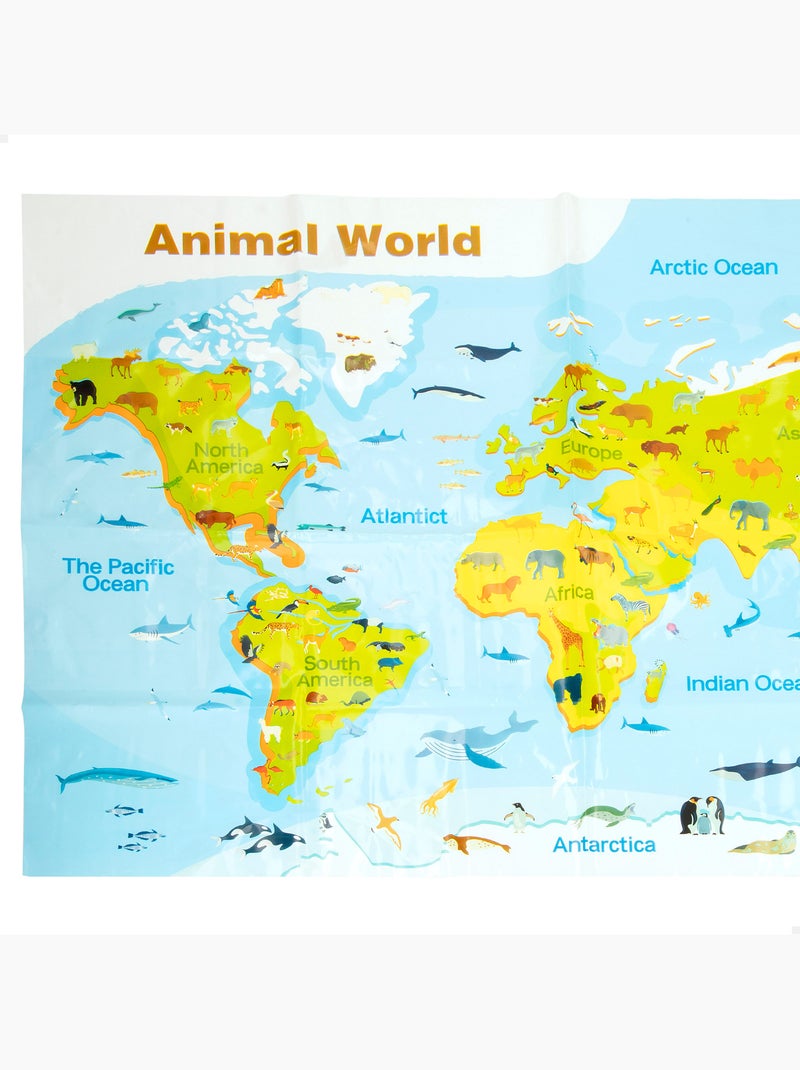 Set di animali da fattoria con tappetino da gioco e accessori, 30 pezzi. Animal world N/D - Kiabi