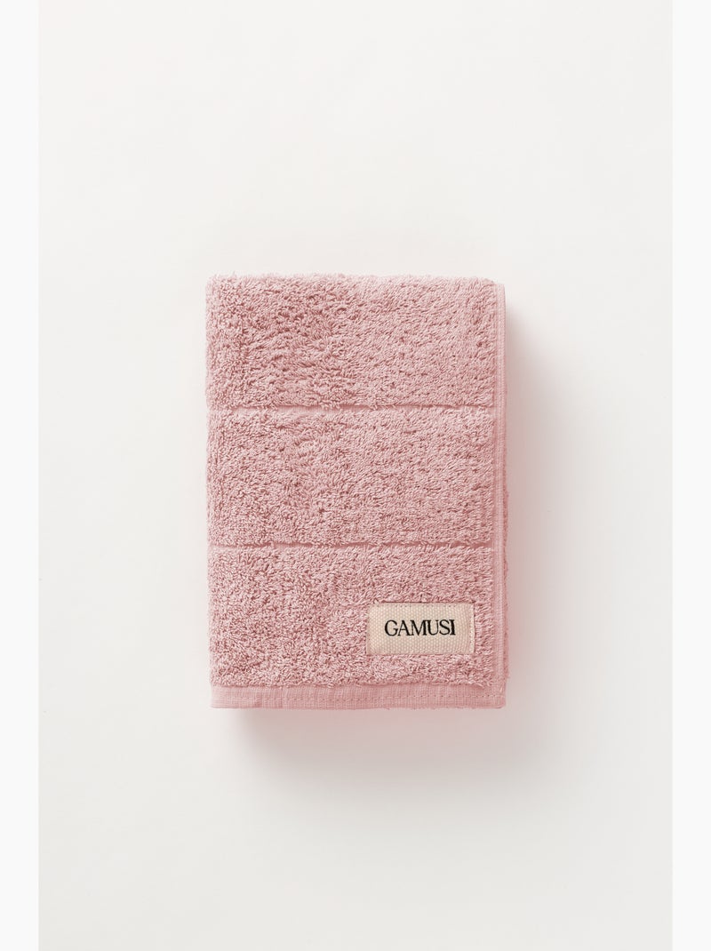 Set di asciugamani bagno e lavabo 100% cotone, spugna spessa, con asola - Gamusi. Rosa - Kiabi