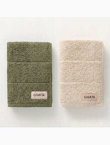 Asciugamano 100% cotone, spugna pesante, con asola - Gamusi