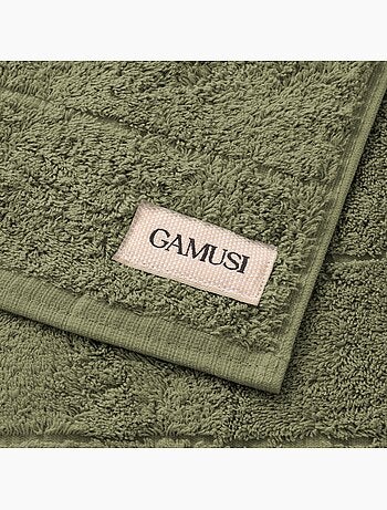 Asciugamano 100% cotone, spugna pesante, con asola - Gamusi