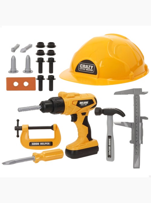 Set di attrezzi con trapano elettrico + 3 anni colorbaby i miei attrezzi - Kiabi Set di attrezzi con trapano elettrico + 3 anni colorbaby i miei attrezzi - Kiabi