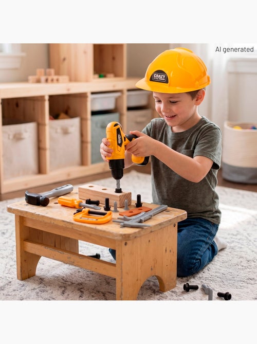 Set di attrezzi con trapano elettrico + 3 anni colorbaby i miei attrezzi - Kiabi Set di attrezzi con trapano elettrico + 3 anni colorbaby i miei attrezzi - Kiabi