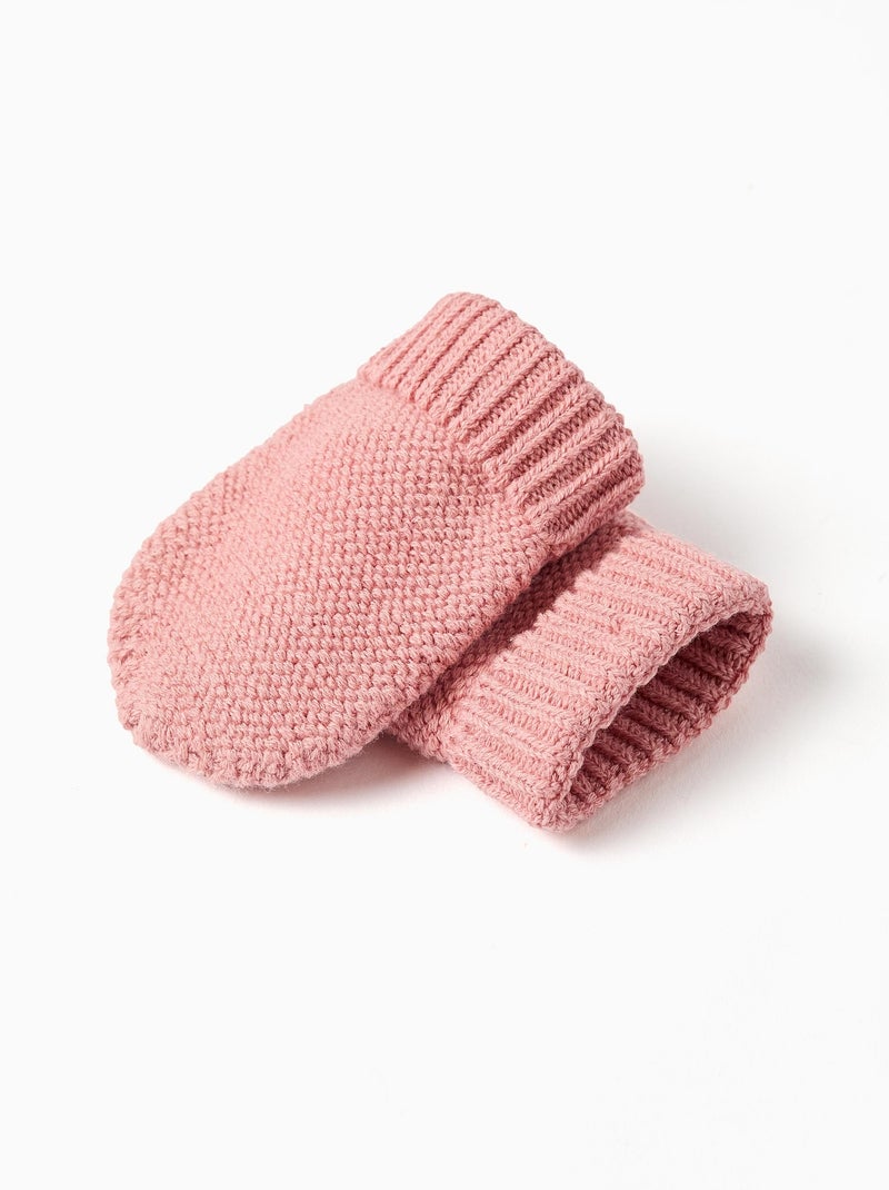 Set di berretto in maglia + guanti Rosa - Kiabi