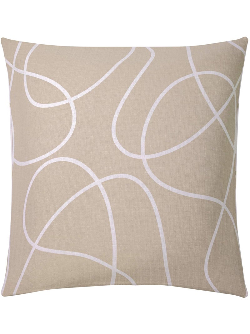 Set di biancheria da letto 3 pezzi in cotone con disegno a rilievo + federe Beige grigio - Kiabi
