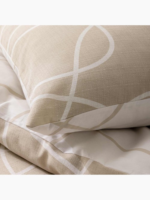 Set di biancheria da letto 3 pezzi in cotone con disegno a rilievo + federe - Kiabi