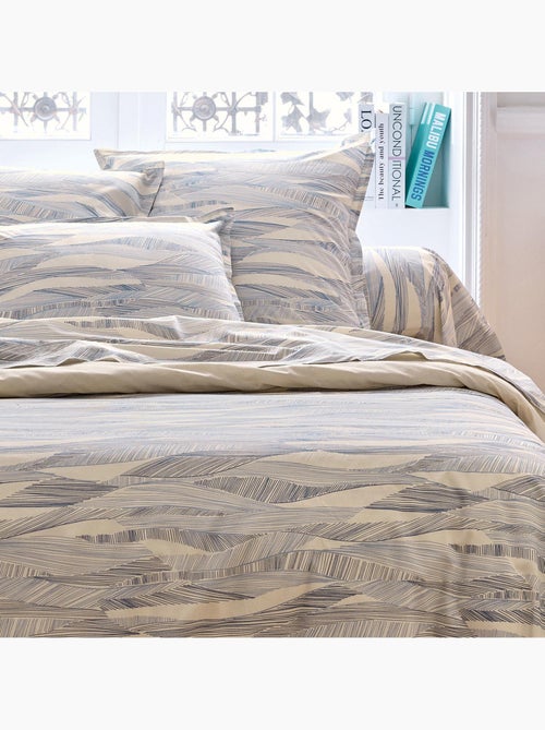 Set di biancheria da letto 3 pezzi in cotone con motivo a onde + federe - Kiabi Set di biancheria da letto 3 pezzi in cotone con motivo a onde + federe - Kiabi