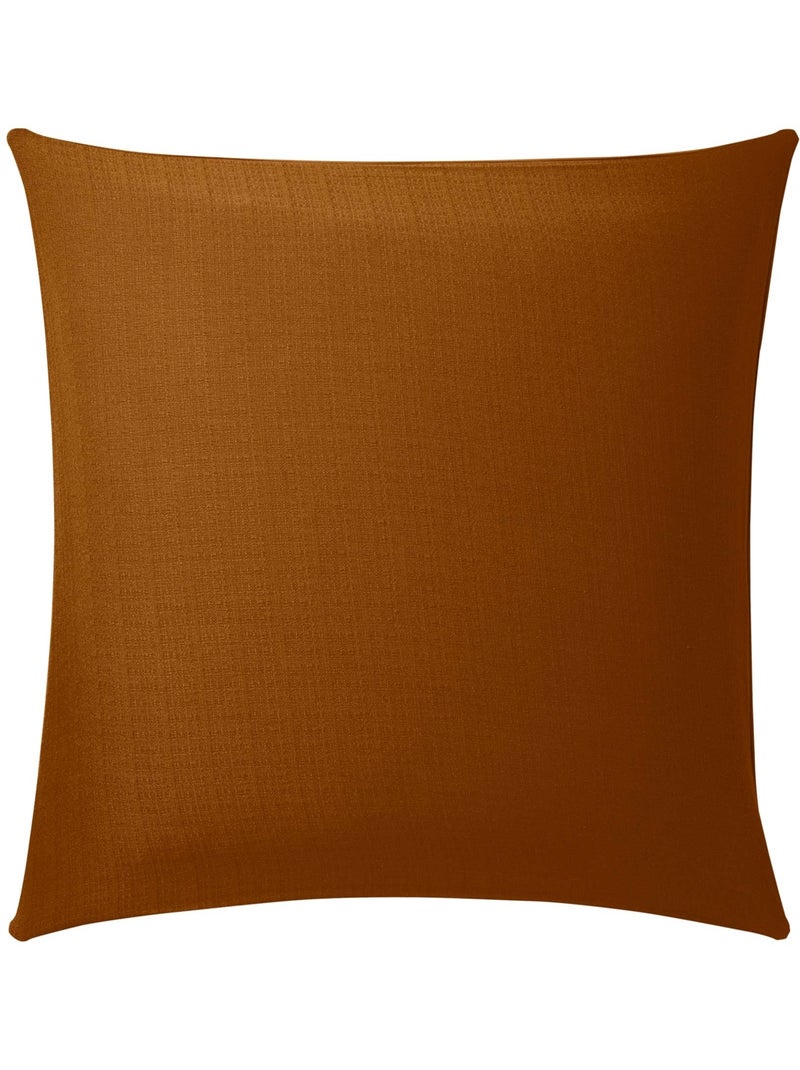 Set di biancheria da letto 3 pezzi in cotone liscio a rilievo + federe Marrone chiaro - Kiabi