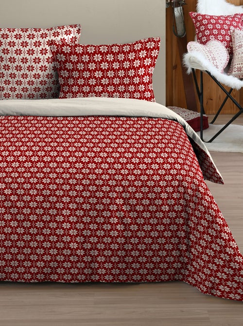 Set di biancheria da letto 3 pezzi in cotone stile chalet - Kiabi