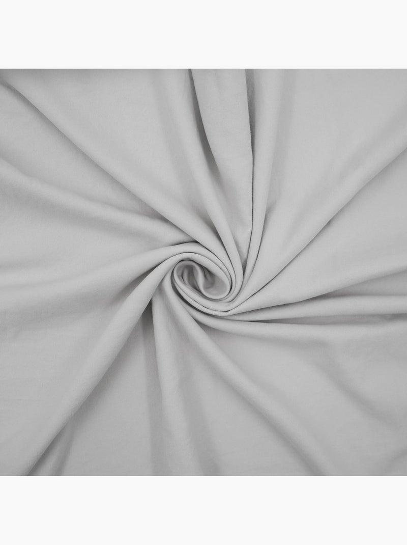 Set di biancheria da letto 3 pezzi in microfibra lavata a tinta unita + federe Bianco - Kiabi