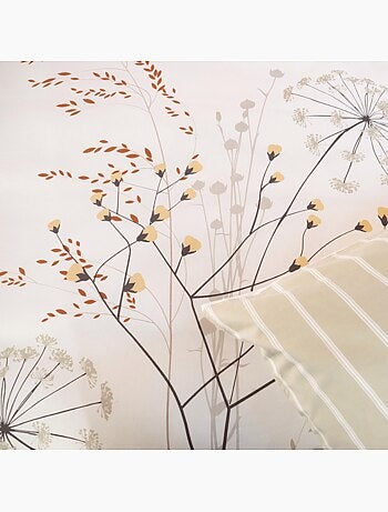 Set di biancheria da letto a 3 pezzi con fiori a righe rovesciate