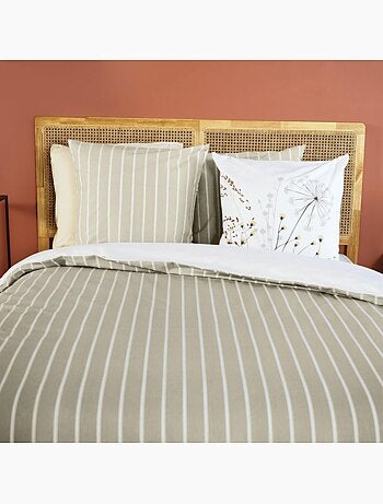 Set di biancheria da letto a 3 pezzi con fiori a righe rovesciate