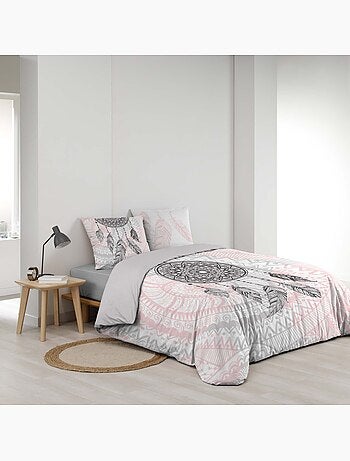 Set di biancheria da letto a 3 pezzi in cotone con acchiappasogni, fodere e copricuscini