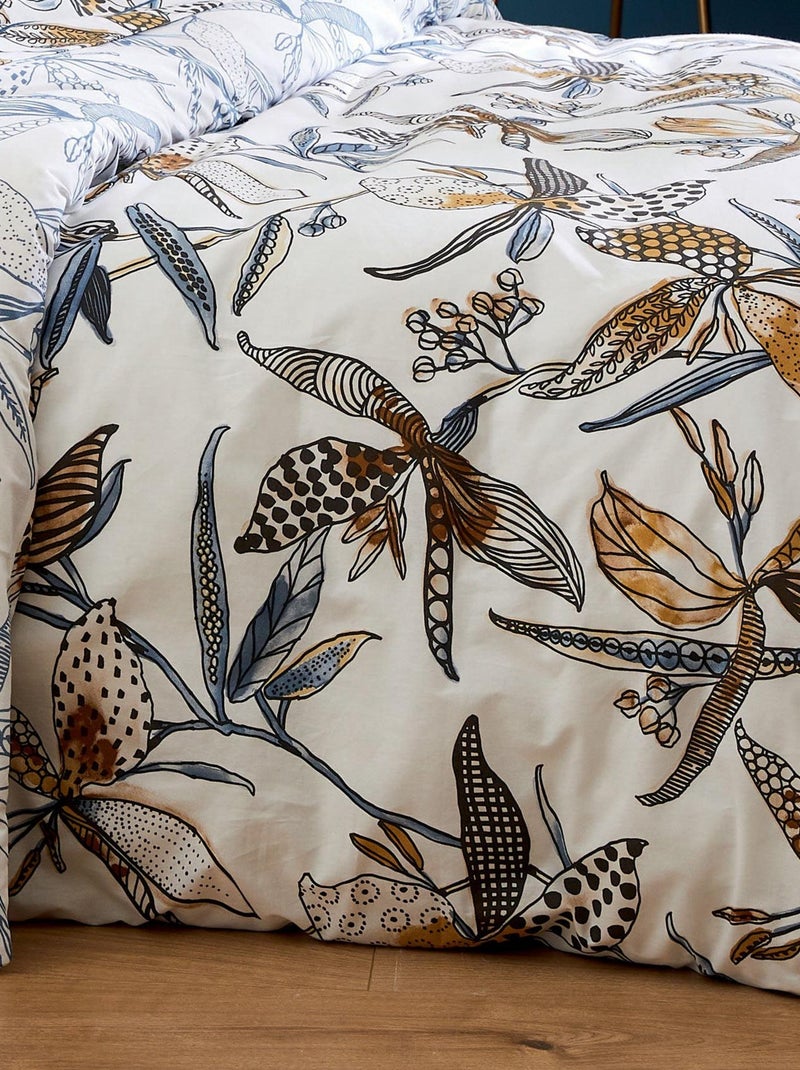 Set di biancheria da letto con fiori esuberanti Bianco - Kiabi