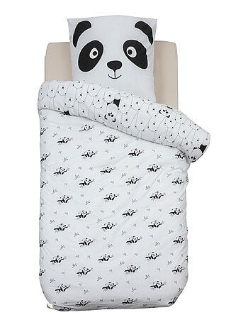 Set di biancheria da letto con stampa panda