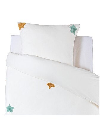 Set di biancheria da letto con stelle a motivo trapuntato