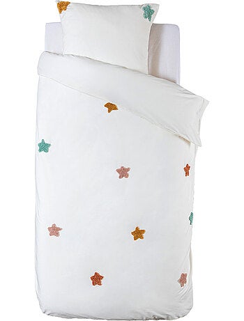 Set di biancheria da letto con stelle a motivo trapuntato