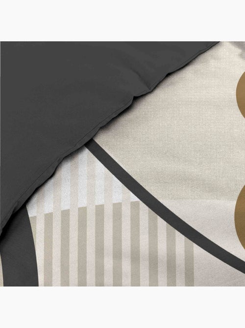 Set di biancheria da letto geometrica in cotone stampato su due lati - Kiabi