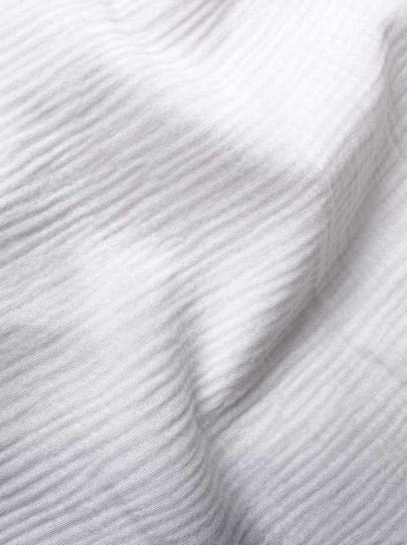 Set di biancheria da letto geometrica reversibile Bianco - Kiabi