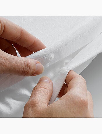 Set di biancheria da letto in cotone 3 pezzi con fodera con motivo a fogliame + federe