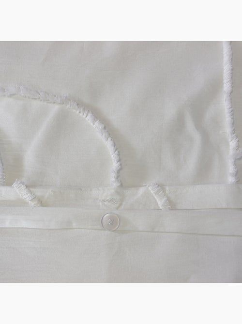 Set di biancheria da letto in cotone lavato con motivo geometrico astratto - Kiabi