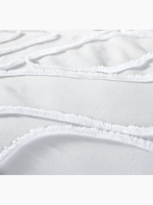 Set di biancheria da letto in cotone lavato con motivo geometrico astratto - Kiabi