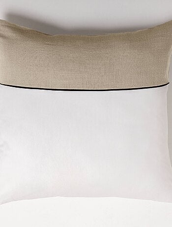 Set di biancheria da letto in cotone tinta unita e bicolore