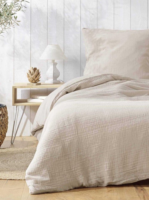 Set di biancheria da letto in garza di cotone - Kiabi