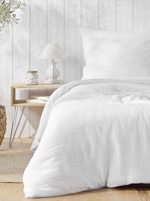 Set di biancheria da letto in garza di cotone - Kiabi