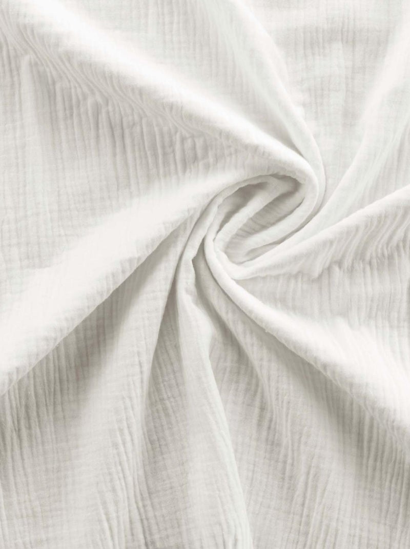 Set di biancheria da letto in garza di cotone Bianco - Kiabi