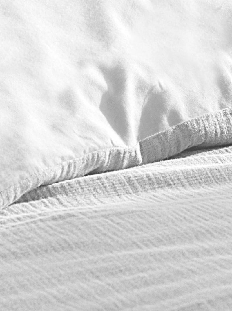 Set di biancheria da letto in garza di cotone Bianco - Kiabi