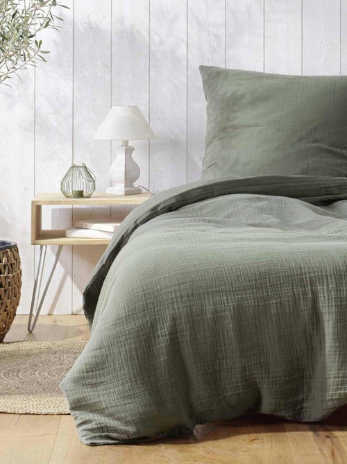 Set di biancheria da letto in garza di cotone - Kiabi