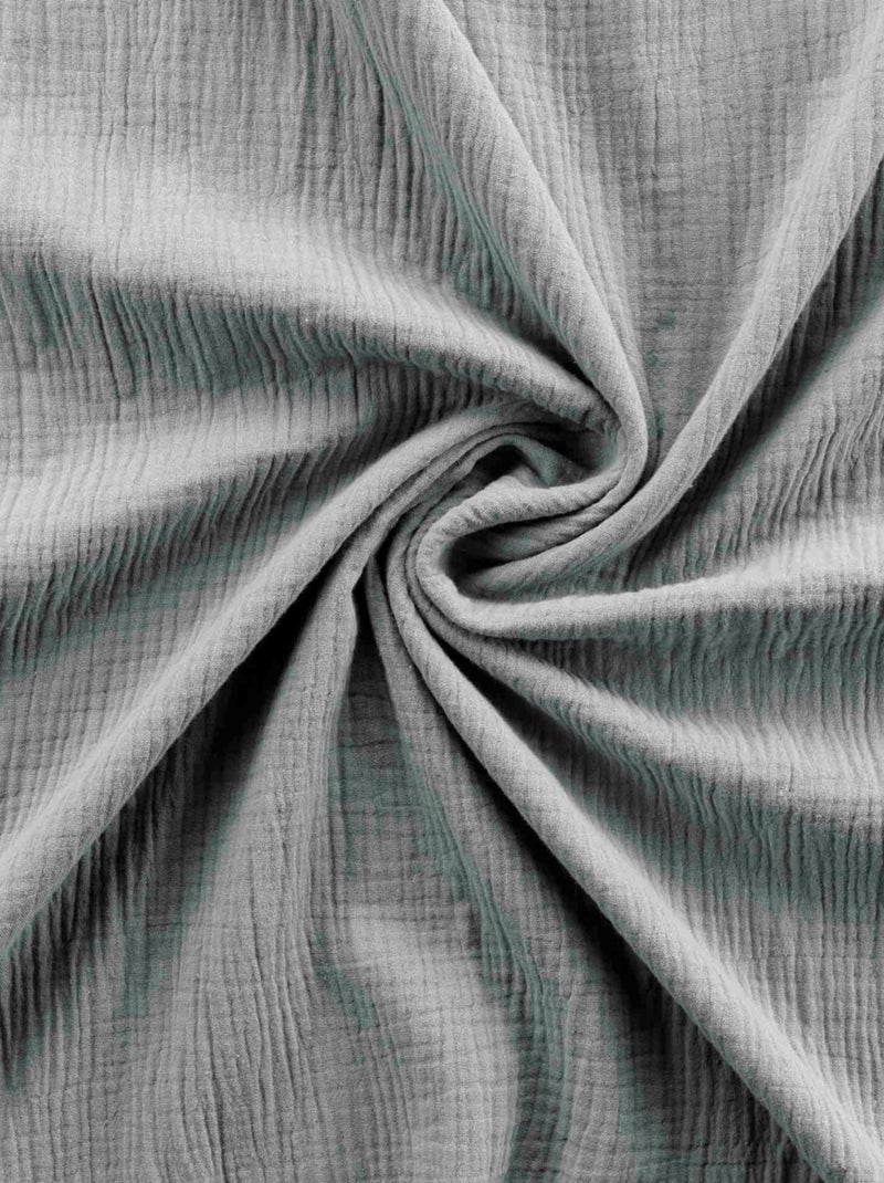 Set di biancheria da letto in garza di cotone Grigio chiaro - Kiabi