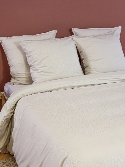 Set di biancheria da letto in microfibra leopardata 3 pezzi, copertina + federe - Kiabi