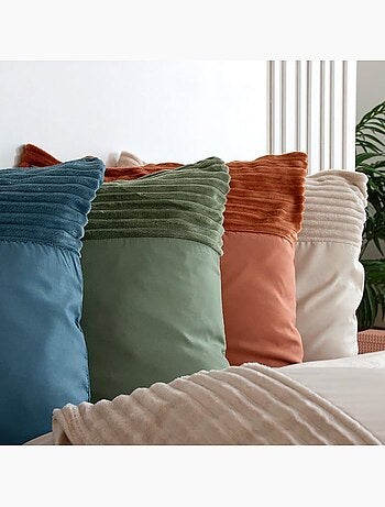 Set di biancheria da letto in velluto a coste 3 pezzi + federe