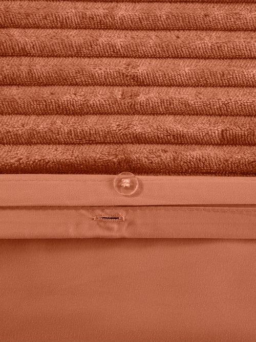 Set di biancheria da letto in velluto a coste 3 pezzi + federe - Kiabi