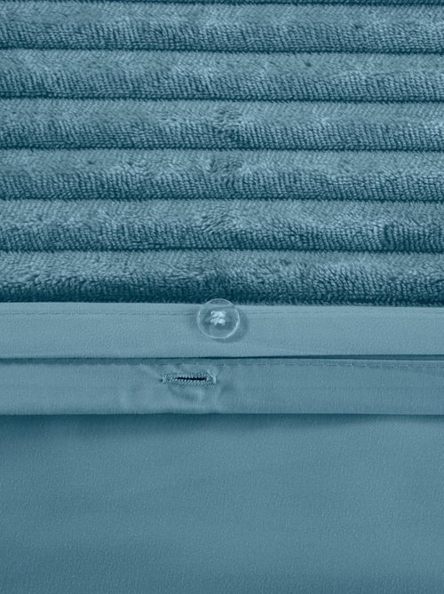 Set di biancheria da letto in velluto a coste 3 pezzi + federe - Kiabi