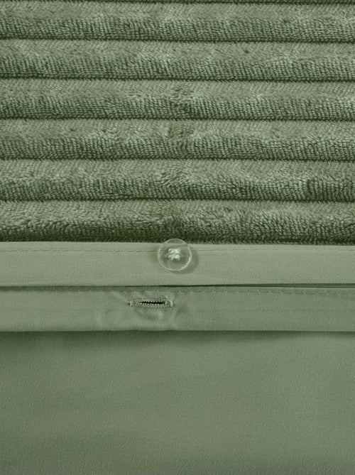 Set di biancheria da letto in velluto a coste 3 pezzi + federe - Kiabi