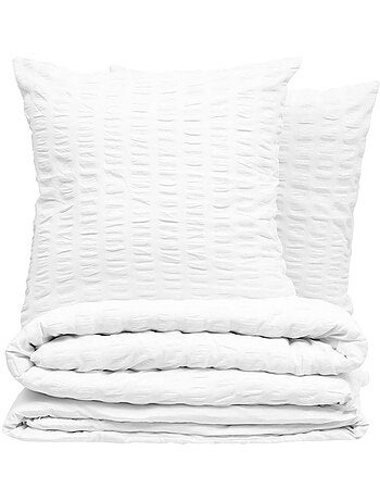 Set di biancheria da letto irhia 260x240cm bianco