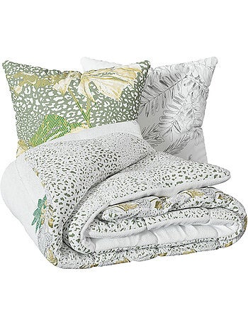 Set di biancheria da letto monstera in cotone 240x220cm